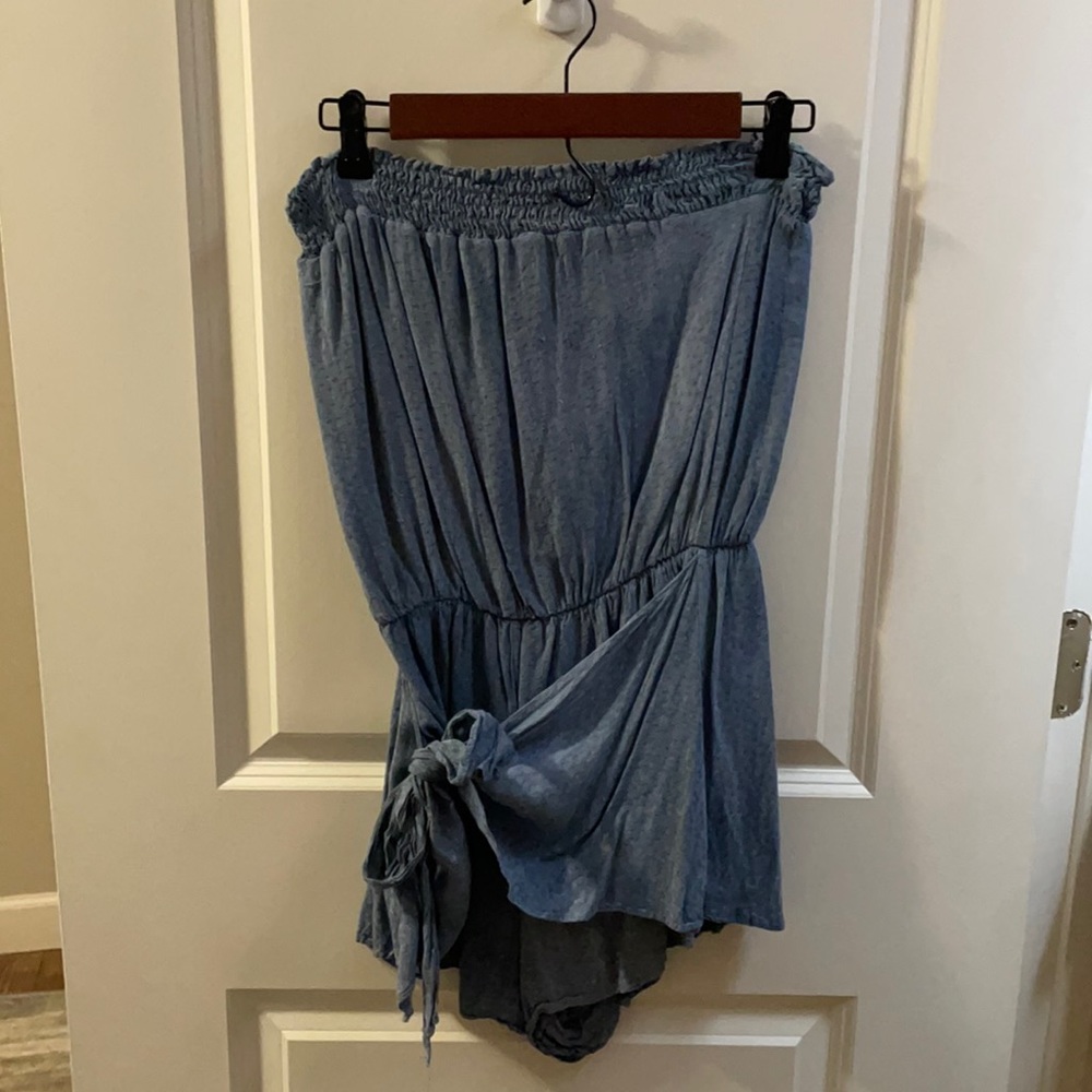Cute blue romper